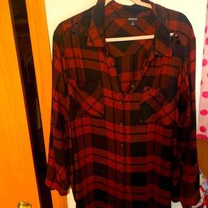 Like new torrid flannel top